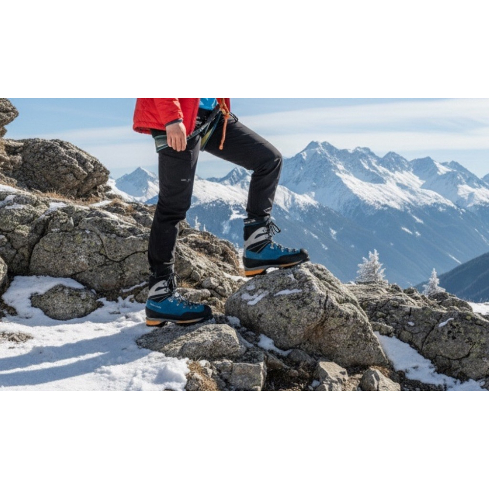 Scarpa Mont Blanc Pro Gtx Women's Mountaineering Boots Gore-Tex Sz 7 1/3
